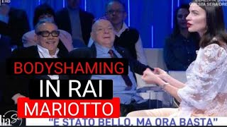 Bodyshaming in RAI ILARIA CAPPONI VS PLATINETTE E GUILLERMO MARIOTTO [upl. by Armallas]