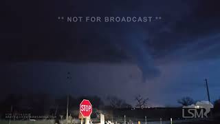 03072024 Coffeyville Kansas  Tornado Warned Storm  Flooding Cars Stranded  Hail [upl. by Violette]