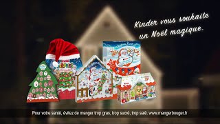 Calendrier de lavant Kinder Noël quotKinder vous souhaite un Noël magiquequot Pub 30s [upl. by Ennobe]