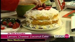 Magnolia Collection Recipes  WALA  LemonCheese Coconut ThreeLayer Cake [upl. by Sissie]