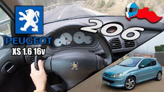 2003 Peugeot 206 XS 16 16v 80kW POV 4K Test Drive Hero 107 ACCELERATION ELASTICITY amp DYNAMIC [upl. by Atirihs311]