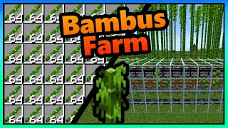 Bambus  Brennstoff Farm in Minecraft Voll Automatisch  120  121 [upl. by Auohc]