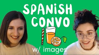 Easy Spanish Conversation Talkin mostly about drinking straws  Comprehensible Input [upl. by Rianna]