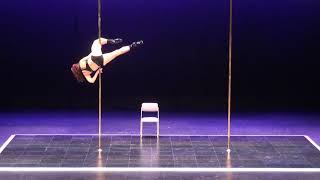 Pole Expressions 2019  Miss G  Masters [upl. by Ynnep]