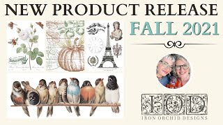 Fall 2021 New IOD Products Release  Iron Orchid Designs [upl. by Pallas58]