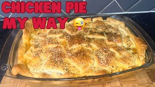 The best homemade chicken pie 🥧 [upl. by Godden]