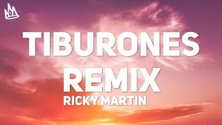 Ricky Martin Farruko  Tiburones Remix Letra [upl. by Nodnek]