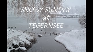 Snowy Sunday at Tegernsee Bavaria [upl. by Stamata]