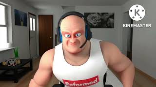 tyler1 scream 3d animation with ogre Volume [upl. by Greene752]