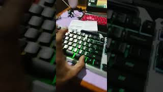 how to change keybord RGB light on aula Z2023 gaming gamingvideos keyboard mouse tutorial [upl. by Milon]