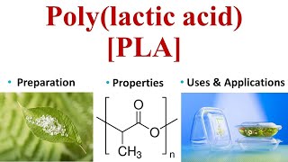 Poly lactic acid or Polylactide  PLA   UG PaathShaala polylacticacid PLA [upl. by Nannaihr]