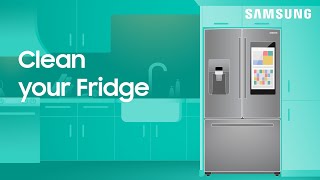 How to deep clean your Samsung refrigerator  Samsung US [upl. by Elleon571]