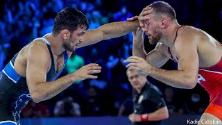 🇺🇸 David Taylor vs Hassan Yazdanicharati 🇮🇷  2021 World Finals [upl. by Ryle700]