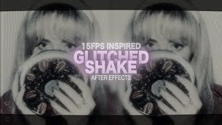 15fps inspired glitched shake  after effects [upl. by Debbie]