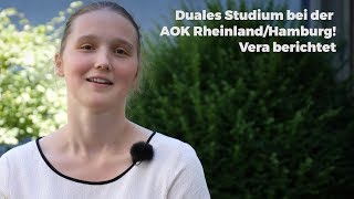 Duales Studium bei der AOK RheinlandHamburg – das erwartet dich Jetzt bewerben [upl. by Bish]