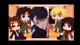 aot react to ereris kid  different au  requested [upl. by Artsa]