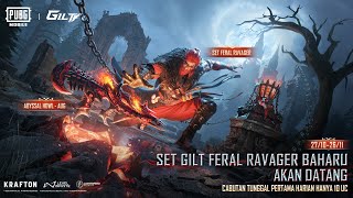 Set Gilt Feral Ravager Bakal Tiba  PUBG MOBILE [upl. by Kally]