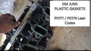 2007 Chevy Suburban P0171 P0174  Lean Codes Fixed  Intake Manifold Gaskets New Family Vehicle [upl. by Akerdal]