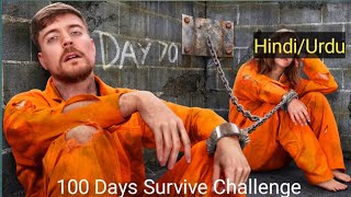 100 Days Survive Challenge In 1 Room  Mr Beast UrduHindi  100 Dino Ka Challenge [upl. by Novoj]