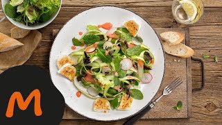 Salade dasperges avec sauce aux fraises  Recette Migusto [upl. by Gualtiero421]