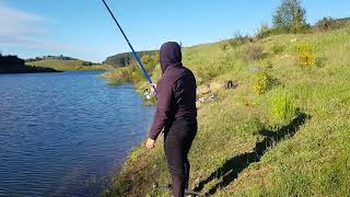 pesca in Calabria  inglese  lago Passante [upl. by Devora]