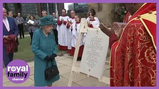 The Queen Visits Manchester Cathedral [upl. by Constantine]