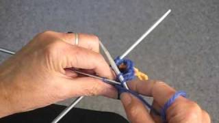 BIND OFF RIBBING ON DP NEEDLES [upl. by Mazman153]