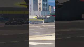 United States Jet F35 Engine Fire emergency on landing [upl. by Gonta]