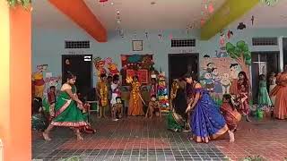 Bonalu dance Shine India school [upl. by Relyuc60]