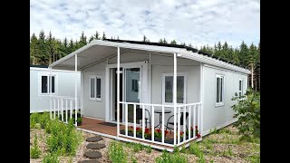 20ft Expandable Container House with Terrace [upl. by Kier]