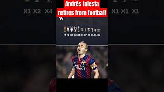 Andrés Iniesta retires from football AndrésIniesta IniestaRetires SpainFootball Barcelona [upl. by Bills4]