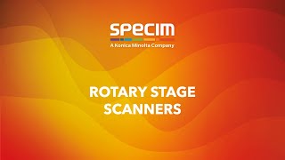 Specim Rotary Stage Scanner [upl. by Aisatal]