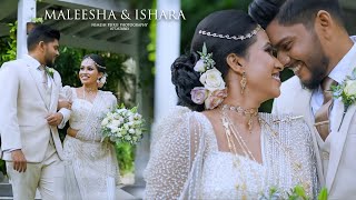 Maleesha amp Ishara Wedding Day Trailer Nimesh Peiris Photography [upl. by Denny]