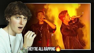 THEYRE ALL RAPPING BTS 방탄소년단 Ddaeng feat Vocal Line  Live Performance ReactionReview [upl. by Dorinda518]