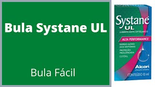 Bula Systane UL Como usar Systane Bula Simples efeitos colaterais do medicamento saiba mais [upl. by Jenni]