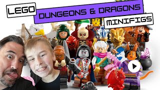 NEW LEGO DampD Minifigures Unboxing These figs are SO COOL [upl. by Dewhurst]