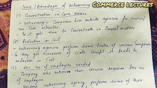 Need advantages and limitations of outsourcing bpo  emerging modes of business  class 11 bst [upl. by Sanfo]