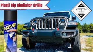 Plasti Dip Jeep Gladiator Grille [upl. by Akimet213]