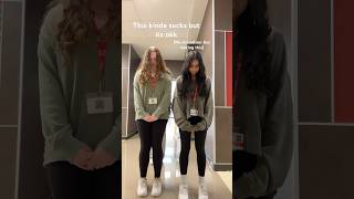 WE ACCIDENTALLY TWINNED SO WE MADE A VID LOL music dance twinning school fypシ゚ shorts [upl. by Nnaitsirk]