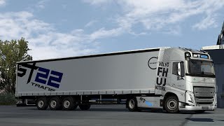 ST22 Lacika skin combo for Volvo FH 2022 Premium by Sanax and Schwarzmuller Trailer by Schumi [upl. by Laureen]