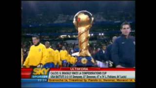 BRASILE USA 3 2 CONFEDERATIONS CUP 2009 FINAL BRASIL WINNER [upl. by Alue]