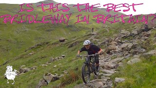 Helvellyn MTB loop  Is this the best bridleway in Britain [upl. by Ehgit]