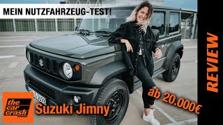 Suzuki Jimny 2022 Mein Nutzfahrzeug Test Fahrbericht  Review  City Check  Offroad 4x4  Preis [upl. by Kinnard237]