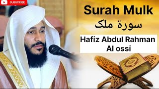 Surah AlMulk full  By Hafiz Abdul Rahman Al ossi With Arabic Text [upl. by Alegnasor]