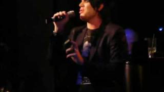 Adam Lambert at Upright Cabaret I Cant Make You Love Me [upl. by Berte]