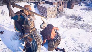 Assassins Creed Valhalla has BRUTAL finishers [upl. by Neirda272]