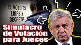 SIMULACRO DE VOTACIÓN PARA JUECES [upl. by Slen]