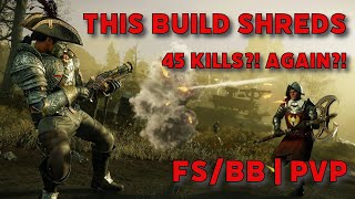 This Build SHREDS 45 Kills  Firestaff  Blunderbuss  New World PVP  Season 3 [upl. by Ainuj]