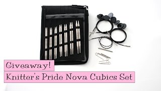 Winner Announced  Knitters Pride Nova Cubics Needle Set [upl. by El973]