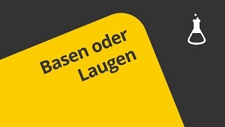 Base oder Lauge  Chemie  Allgemeine und anorganische Chemie [upl. by Kcirddahc]